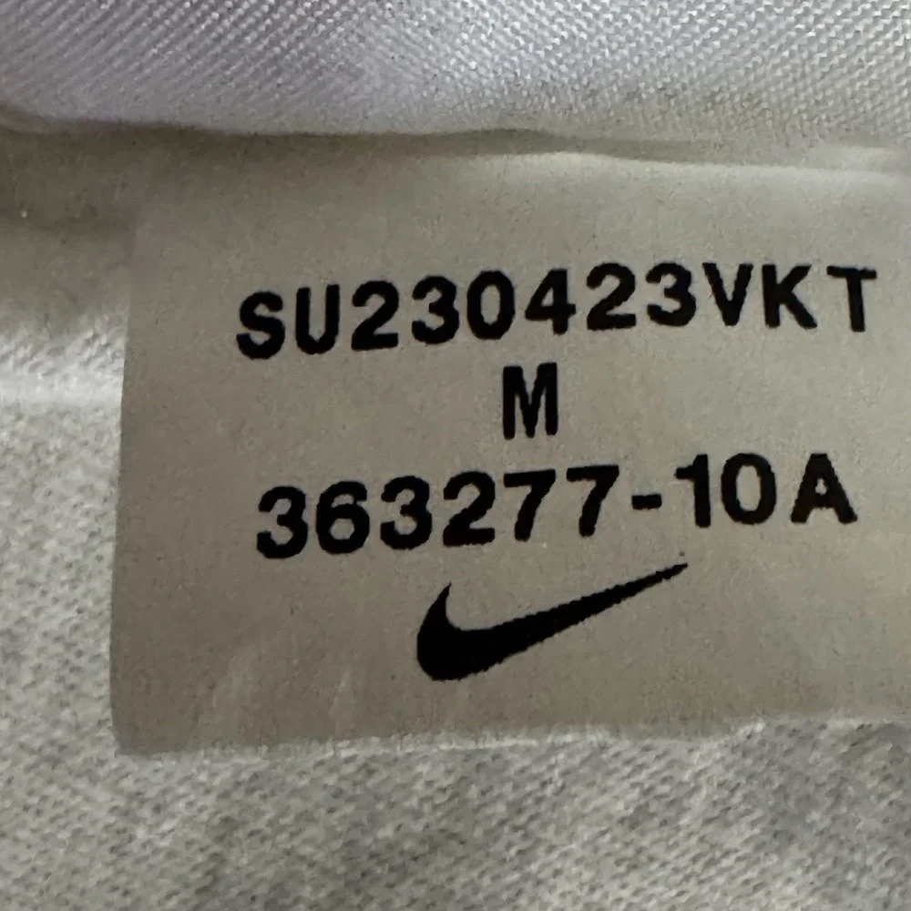 Nike Air Jordan Flight Club Official Member Two-Sided T-shirt White Men's Size M